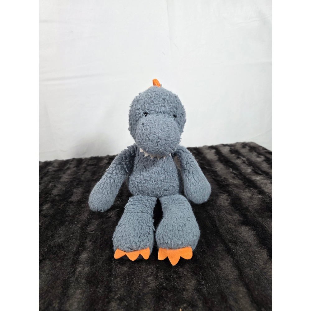 Aurora World Grey Dinosaur Plush Orange Spikes Stuffed Animal Toy 2021